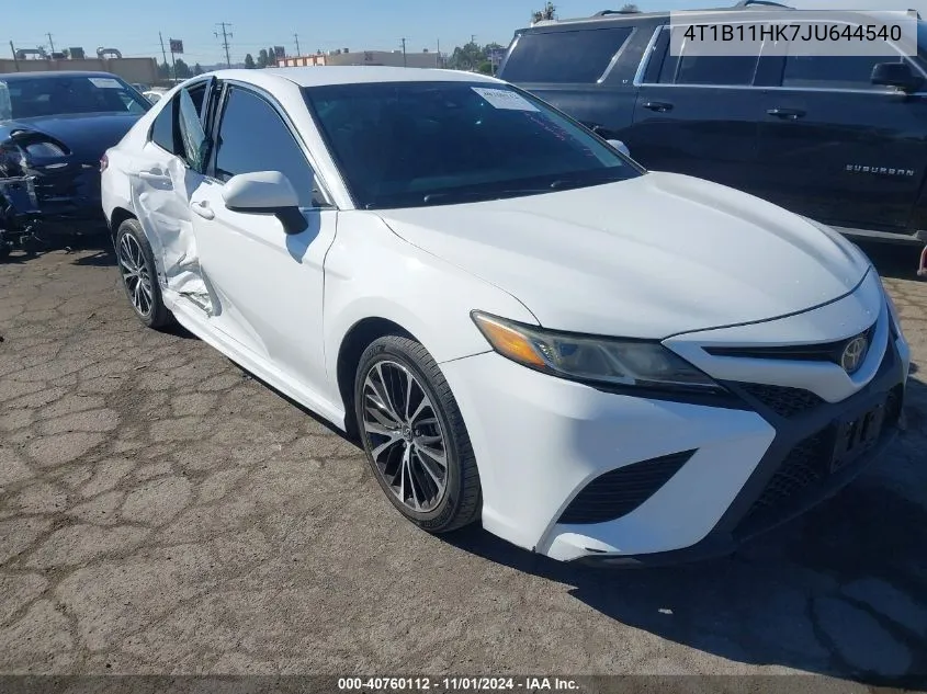 4T1B11HK7JU644540 2018 Toyota Camry Se