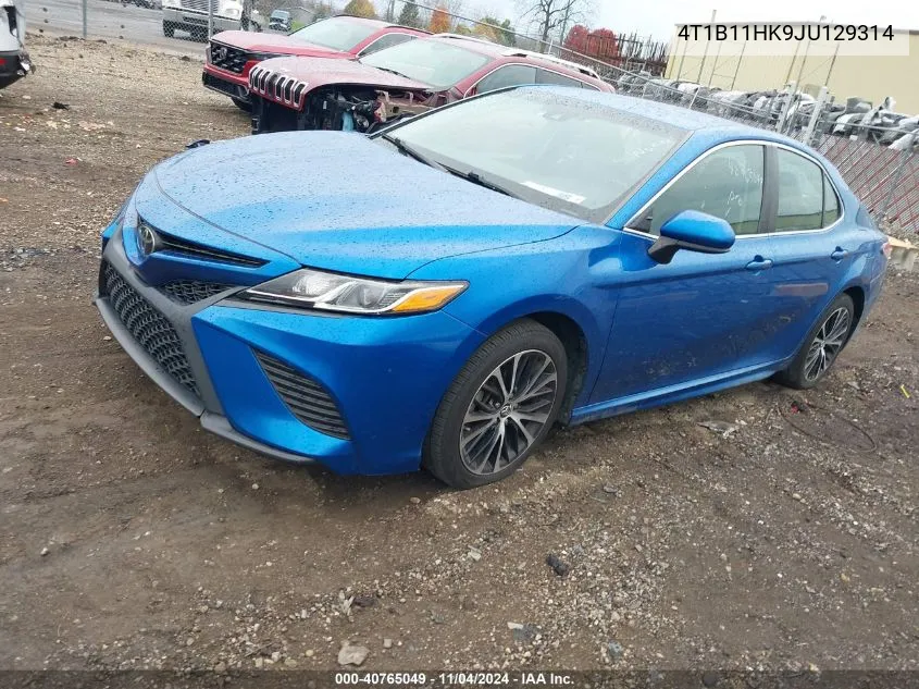 2018 Toyota Camry Se VIN: 4T1B11HK9JU129314 Lot: 40765049