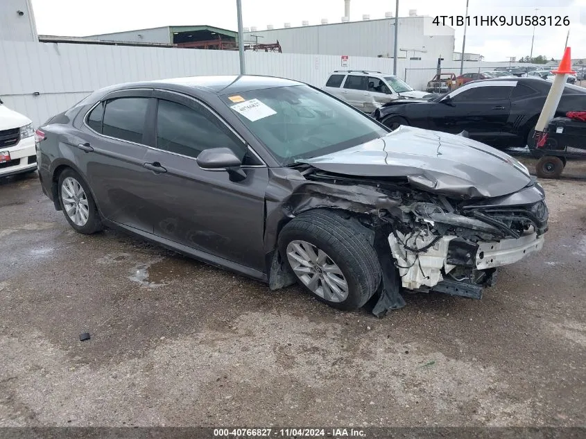 2018 Toyota Camry Le VIN: 4T1B11HK9JU583126 Lot: 40766827