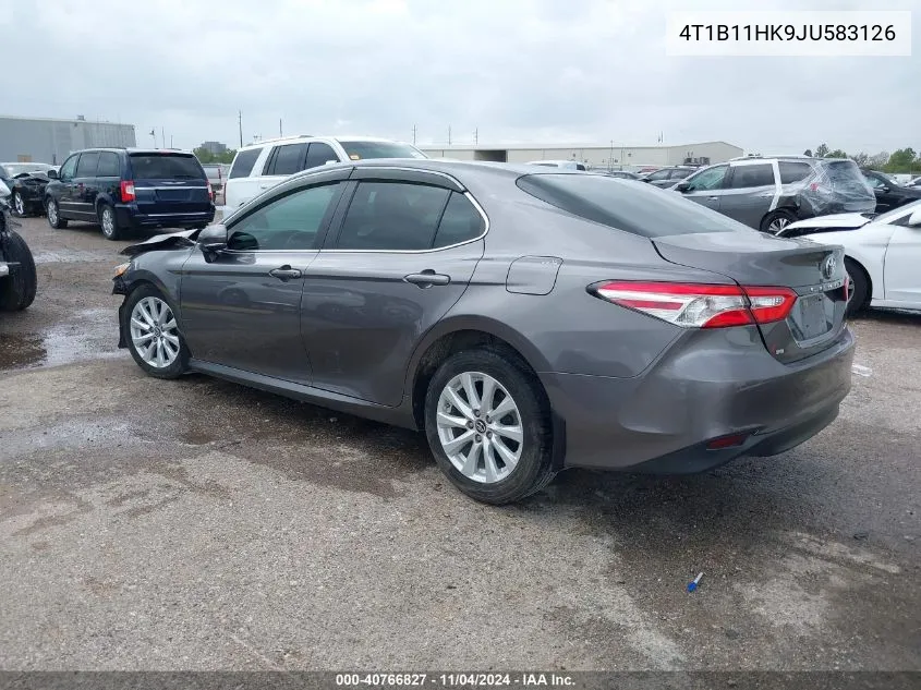 2018 Toyota Camry Le VIN: 4T1B11HK9JU583126 Lot: 40766827