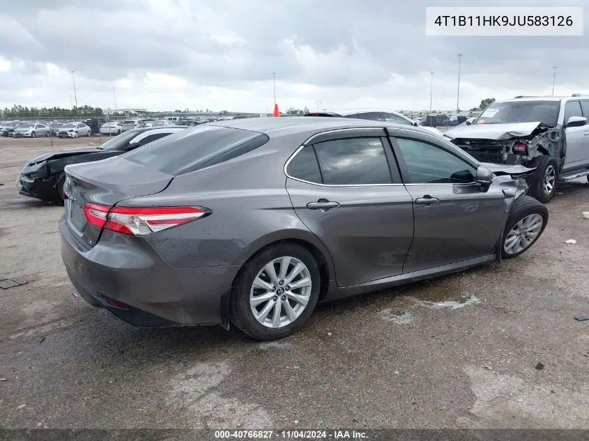 2018 Toyota Camry Le VIN: 4T1B11HK9JU583126 Lot: 40766827