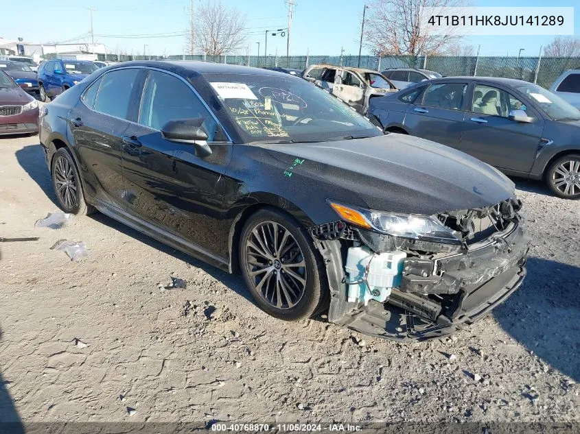 4T1B11HK8JU141289 2018 Toyota Camry Se