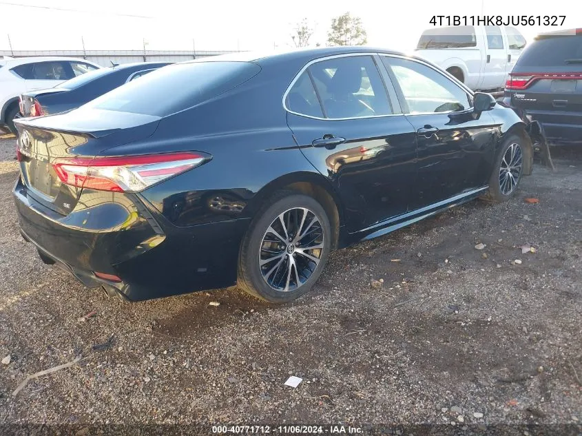 2018 Toyota Camry Se VIN: 4T1B11HK8JU561327 Lot: 40771712