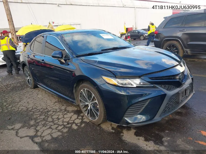 2018 Toyota Camry Se VIN: 4T1B11HK0JU630995 Lot: 40777585