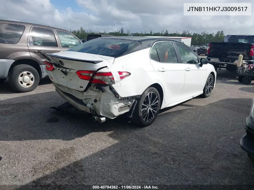 2018 Toyota Camry Se VIN: JTNB11HK7J3009517 Lot: 40794362