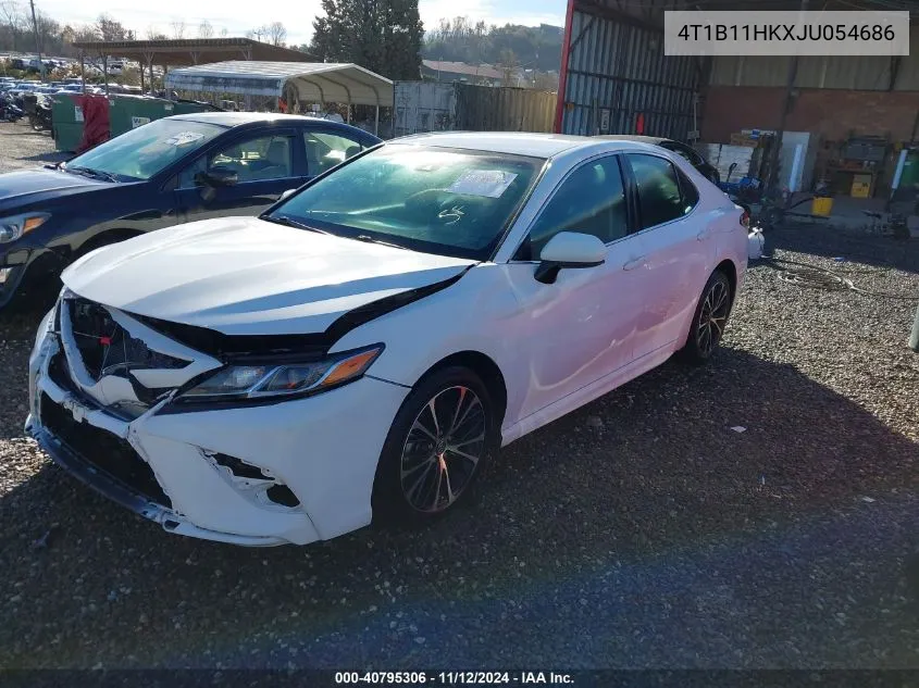 2018 Toyota Camry Se VIN: 4T1B11HKXJU054686 Lot: 40795306