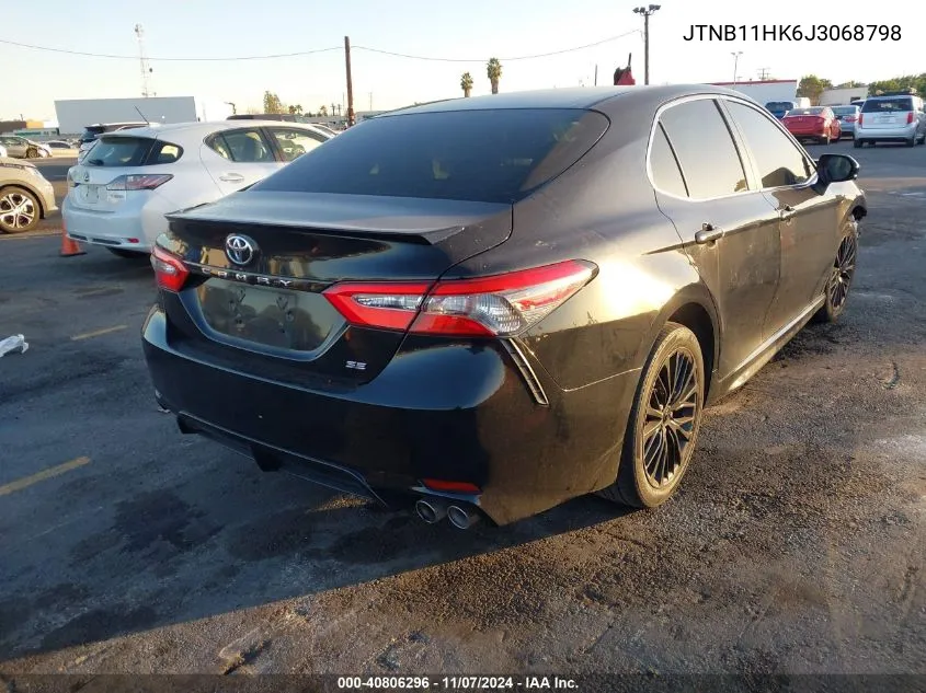 JTNB11HK6J3068798 2018 Toyota Camry Se