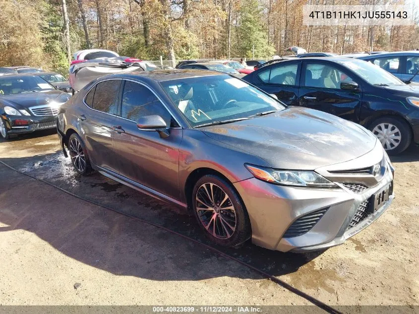 2018 Toyota Camry Se VIN: 4T1B11HK1JU555143 Lot: 40823699