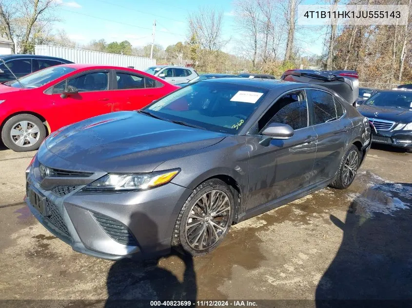 2018 Toyota Camry Se VIN: 4T1B11HK1JU555143 Lot: 40823699