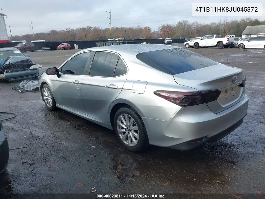 2018 Toyota Camry Le VIN: 4T1B11HK8JU045372 Lot: 40823811