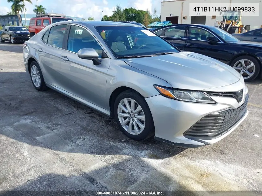 2018 Toyota Camry Le VIN: 4T1B11HK2JU099833 Lot: 40831874