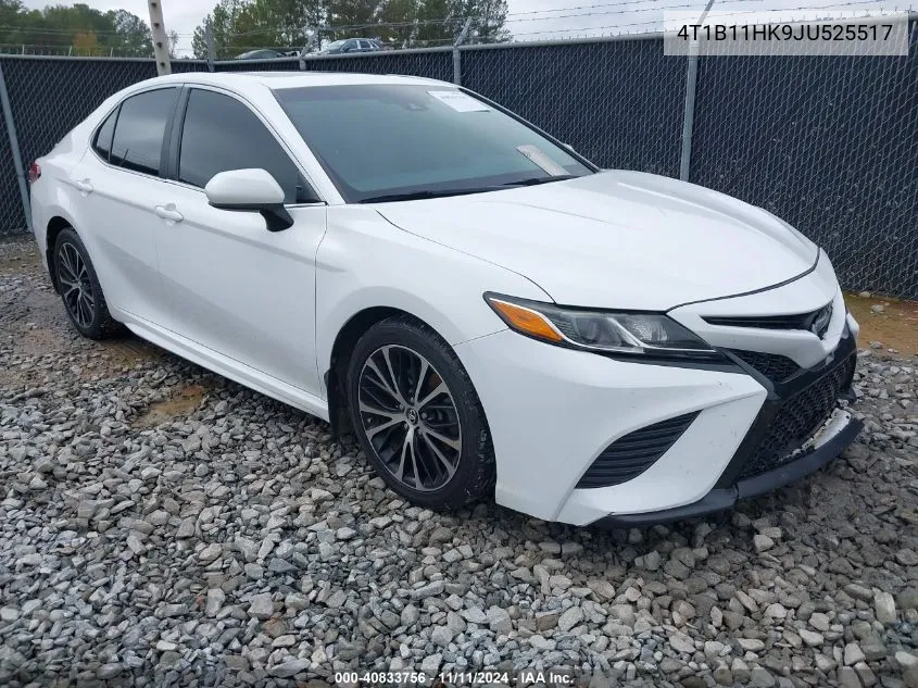 2018 Toyota Camry Se VIN: 4T1B11HK9JU525517 Lot: 40833756