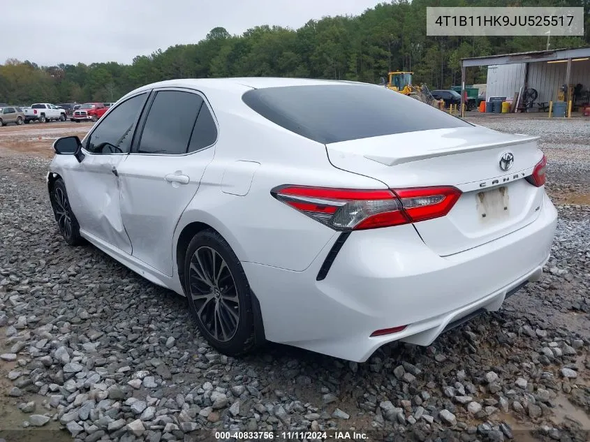 2018 Toyota Camry Se VIN: 4T1B11HK9JU525517 Lot: 40833756