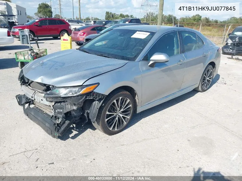 2018 Toyota Camry Se VIN: 4T1B11HK9JU077845 Lot: 40833800