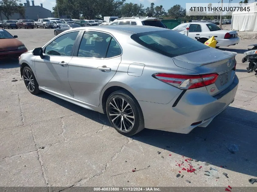 2018 Toyota Camry Se VIN: 4T1B11HK9JU077845 Lot: 40833800