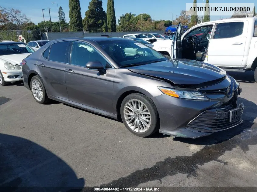 2018 Toyota Camry Xle VIN: 4T1B11HK7JU047050 Lot: 40844482