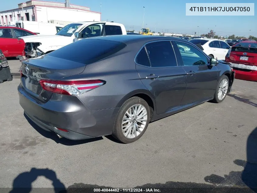 2018 Toyota Camry Xle VIN: 4T1B11HK7JU047050 Lot: 40844482