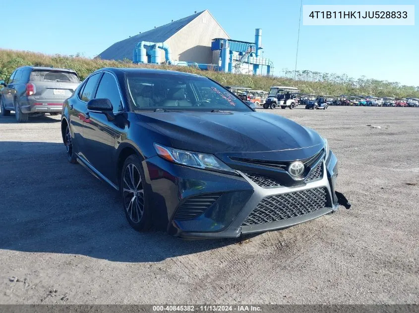 2018 Toyota Camry Se VIN: 4T1B11HK1JU528833 Lot: 40845382