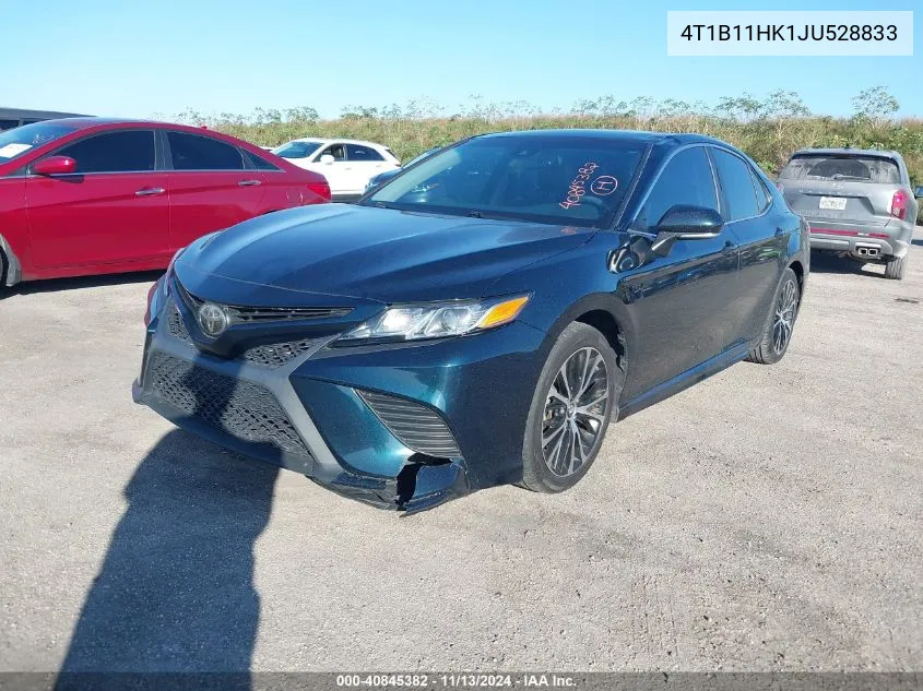 2018 Toyota Camry Se VIN: 4T1B11HK1JU528833 Lot: 40845382