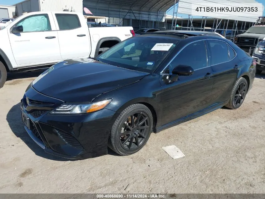 2018 Toyota Camry Xse VIN: 4T1B61HK9JU097353 Lot: 40868690