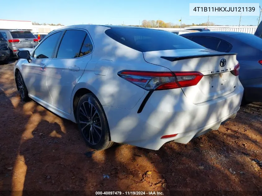 2018 Toyota Camry Se VIN: 4T1B11HKXJU121139 Lot: 40897479