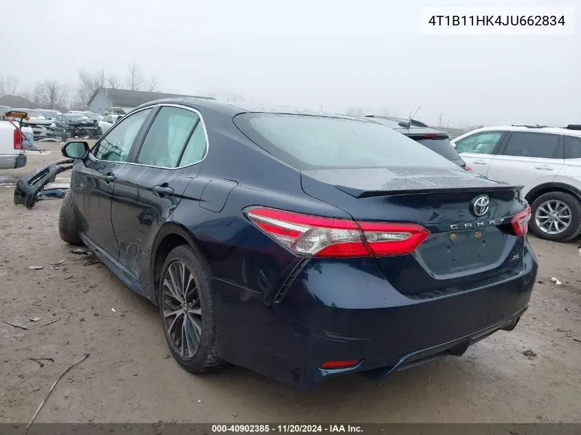 2018 Toyota Camry Se VIN: 4T1B11HK4JU662834 Lot: 40902385