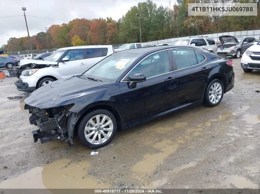 2018 Toyota Camry Le VIN: 4T1B11HK5JU069788 Lot: 40918717