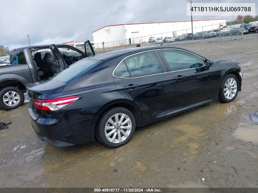 2018 Toyota Camry Le VIN: 4T1B11HK5JU069788 Lot: 40918717