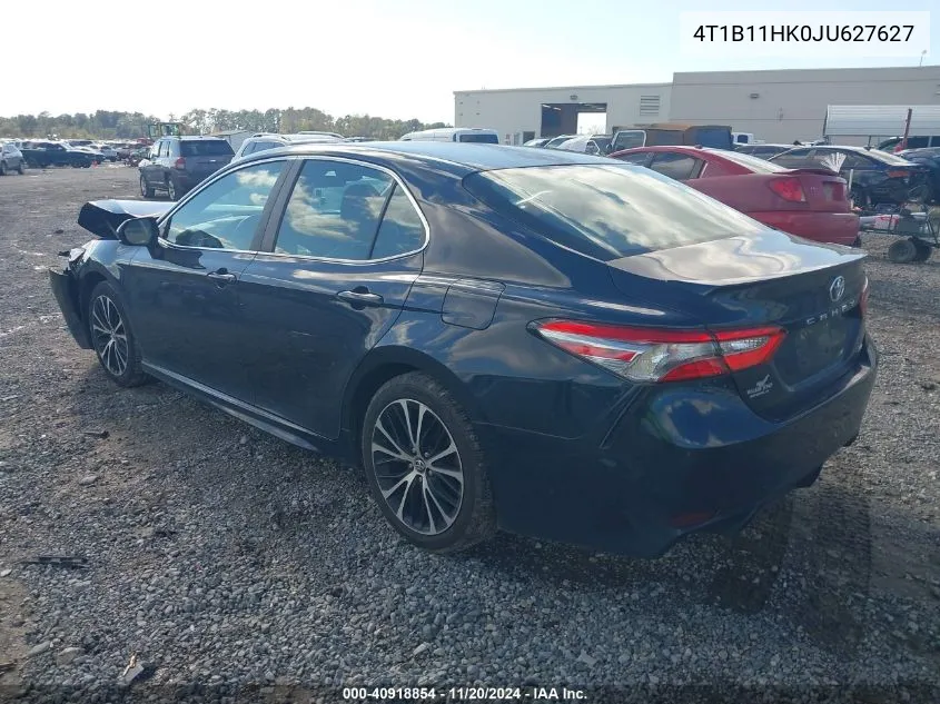 2018 Toyota Camry Se VIN: 4T1B11HK0JU627627 Lot: 40918854