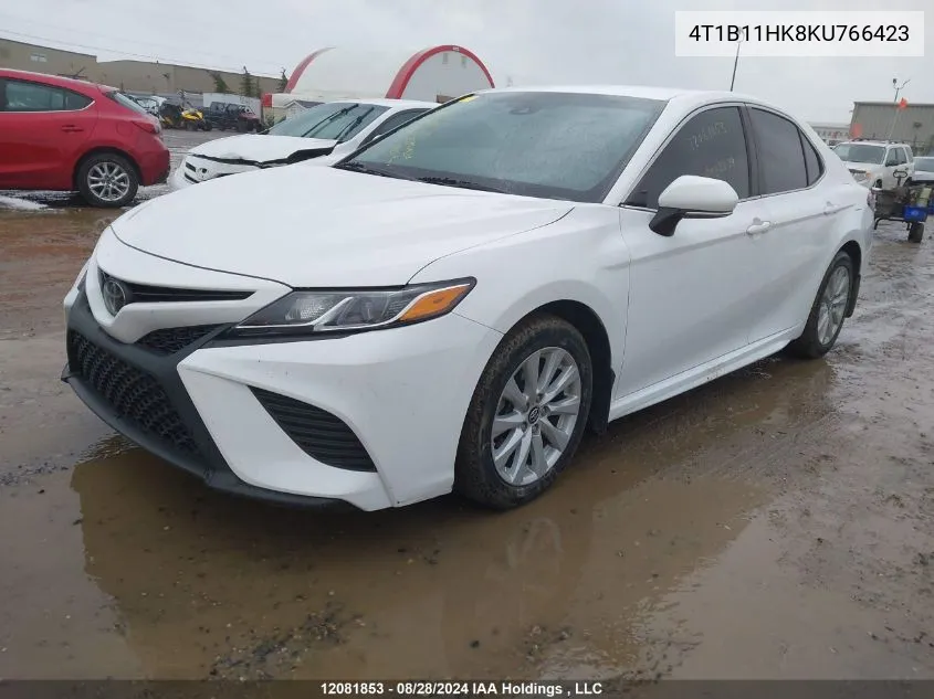 2019 Toyota Camry L/Le/Xle/Se/Xse VIN: 4T1B11HK8KU766423 Lot: 12081853