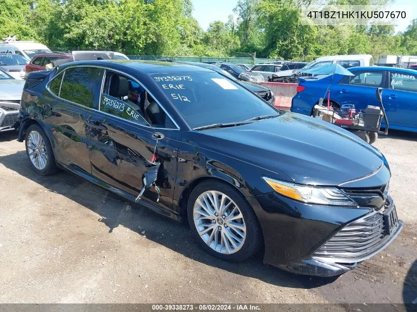 2019 Toyota Camry Xle V6 VIN: 4T1BZ1HK1KU507670 Lot: 39338273