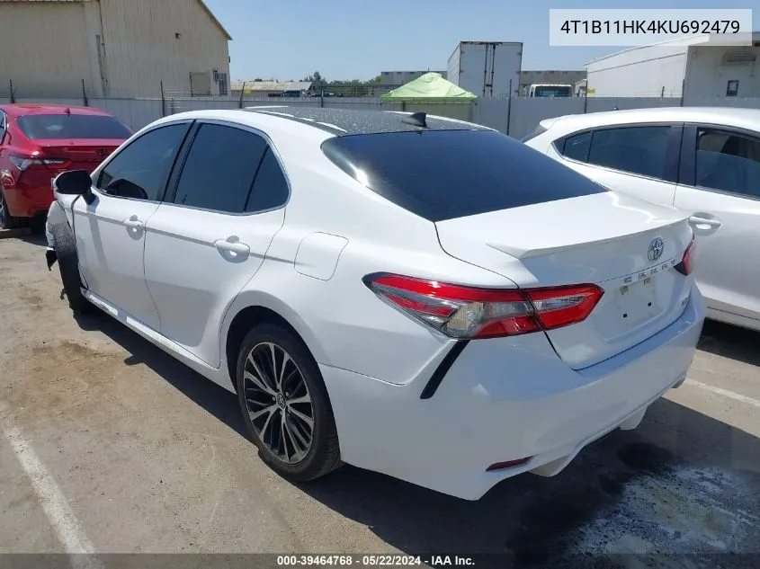 2019 Toyota Camry Se VIN: 4T1B11HK4KU692479 Lot: 39464768