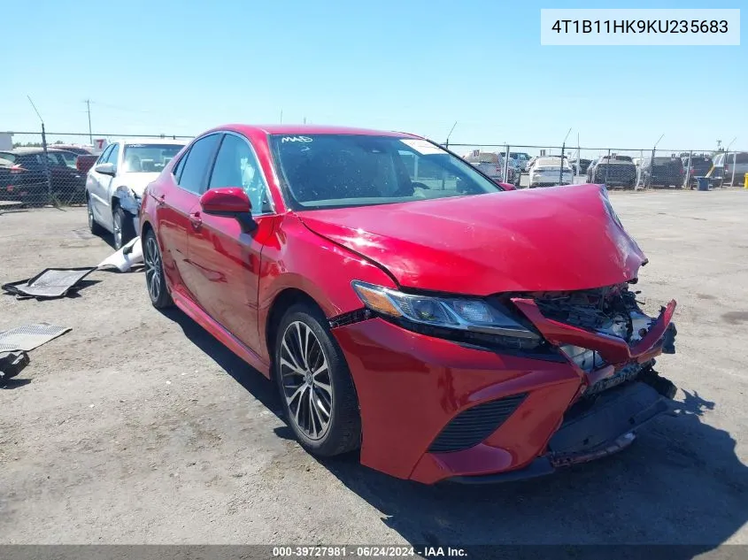 4T1B11HK9KU235683 2019 Toyota Camry Se