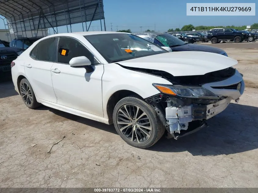 4T1B11HK4KU279669 2019 Toyota Camry Se