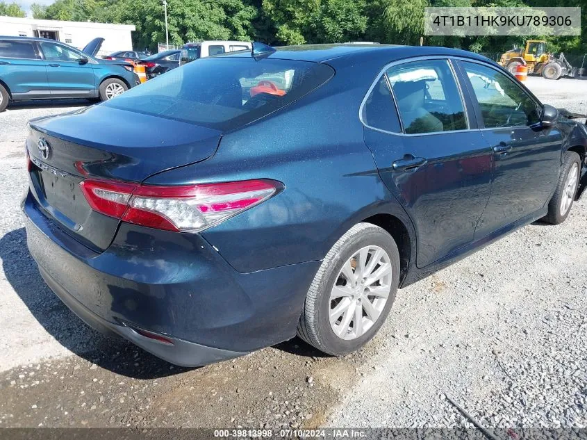 4T1B11HK9KU789306 2019 Toyota Camry Le