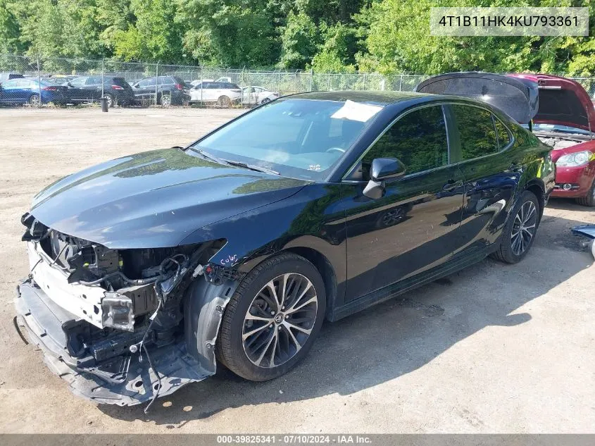 4T1B11HK4KU793361 2019 Toyota Camry Se