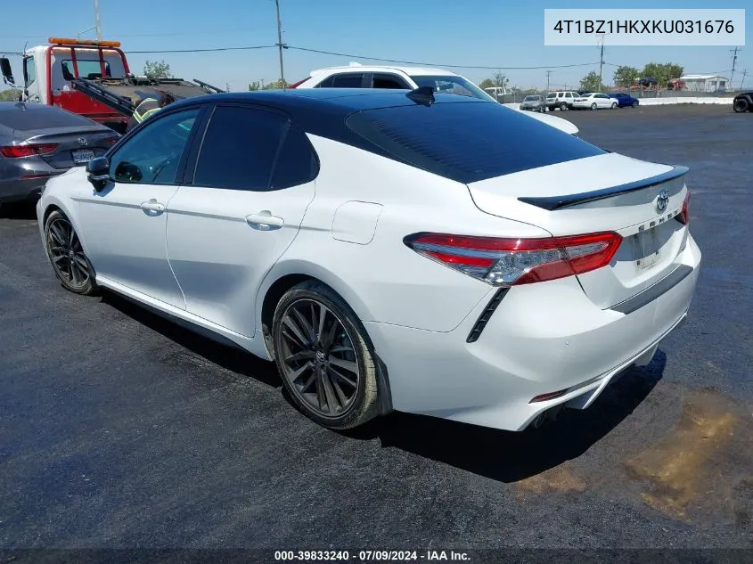 2019 Toyota Camry Xse V6 VIN: 4T1BZ1HKXKU031676 Lot: 39833240