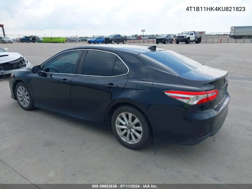 4T1B11HK4KU821823 2019 Toyota Camry Le