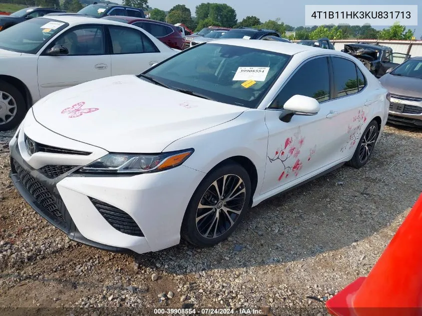 2019 Toyota Camry Se VIN: 4T1B11HK3KU831713 Lot: 39908554