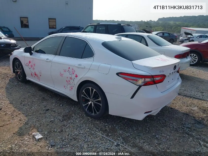 4T1B11HK3KU831713 2019 Toyota Camry Se