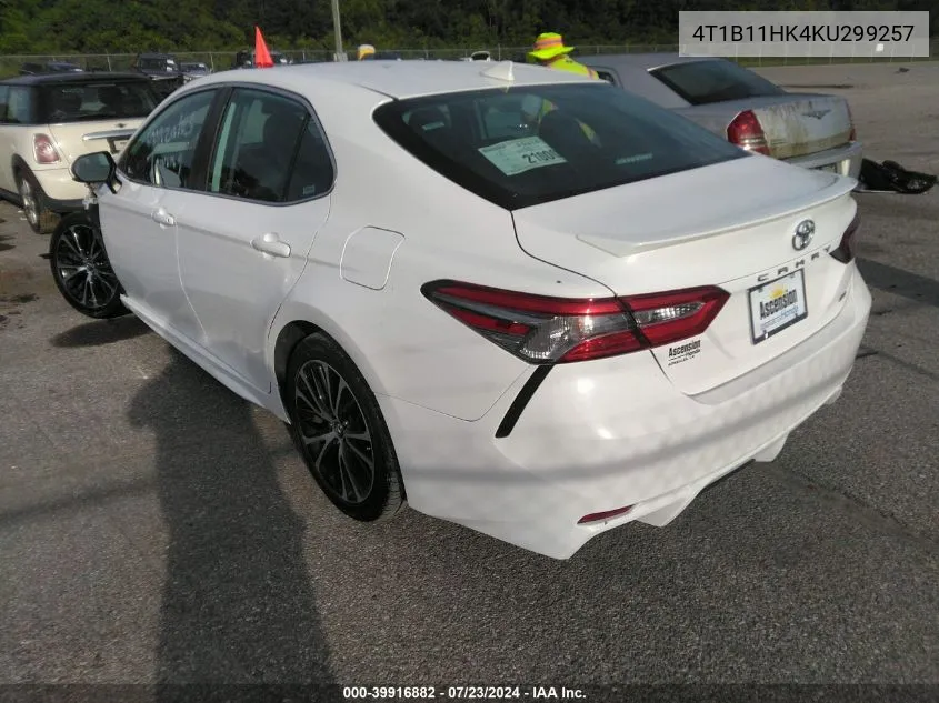 2019 Toyota Camry Se VIN: 4T1B11HK4KU299257 Lot: 39916882