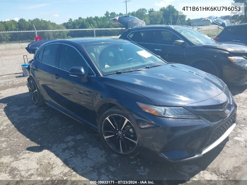 2019 Toyota Camry Xse VIN: 4T1B61HK6KU796053 Lot: 39933171