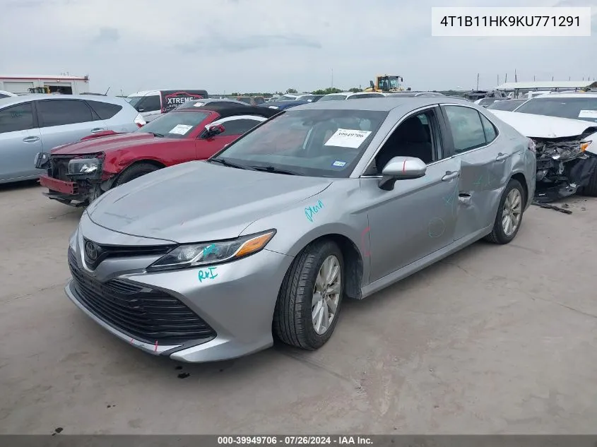 2019 Toyota Camry Le VIN: 4T1B11HK9KU771291 Lot: 39949706