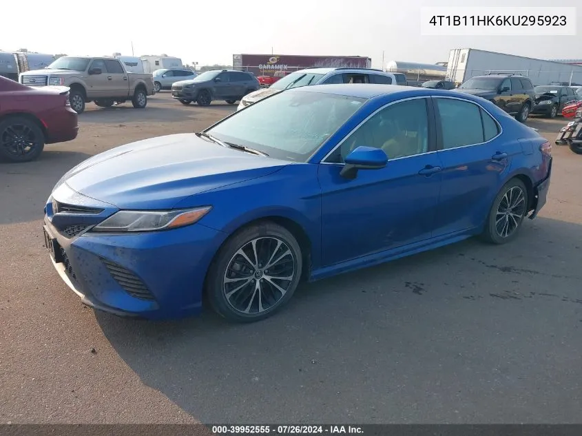 4T1B11HK6KU295923 2019 Toyota Camry Se