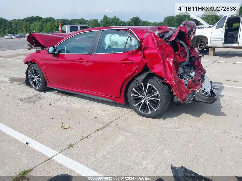 4T1B11HKXKU272838 2019 Toyota Camry Se