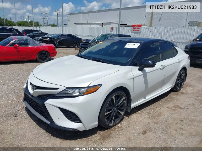 2019 Toyota Camry Xse V6 VIN: 4T1BZ1HK2KU021983 Lot: 39979818