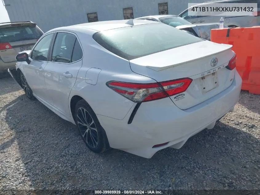 4T1B11HKXKU731432 2019 Toyota Camry L/Le/Xle/Se/Xse