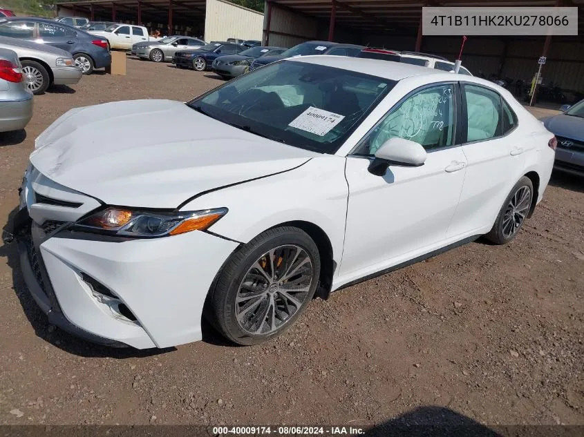 4T1B11HK2KU278066 2019 Toyota Camry Se