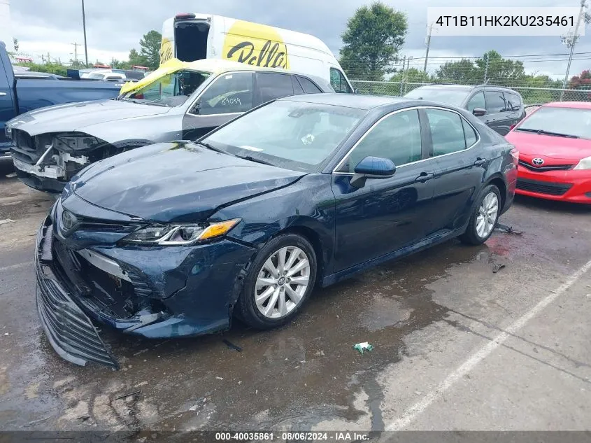 2019 Toyota Camry Le VIN: 4T1B11HK2KU235461 Lot: 40035861