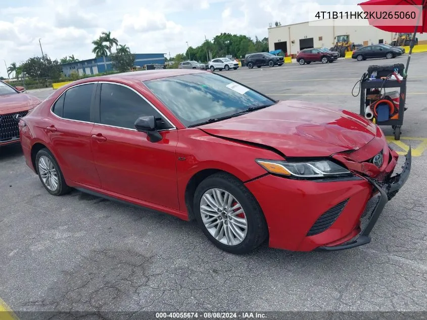 4T1B11HK2KU265060 2019 Toyota Camry L/Le/Xle/Se/Xse